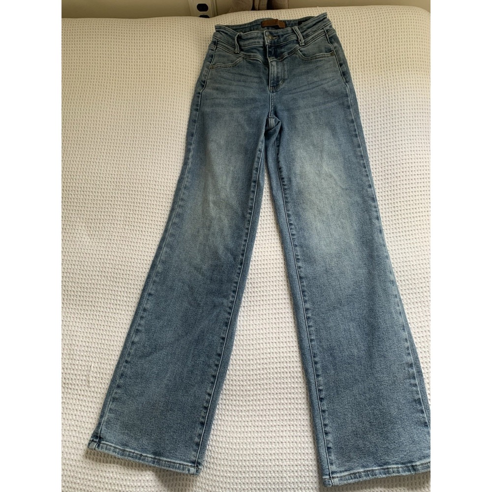 Judy Blue  Womens Retro Wide Leg Jeans 25‎